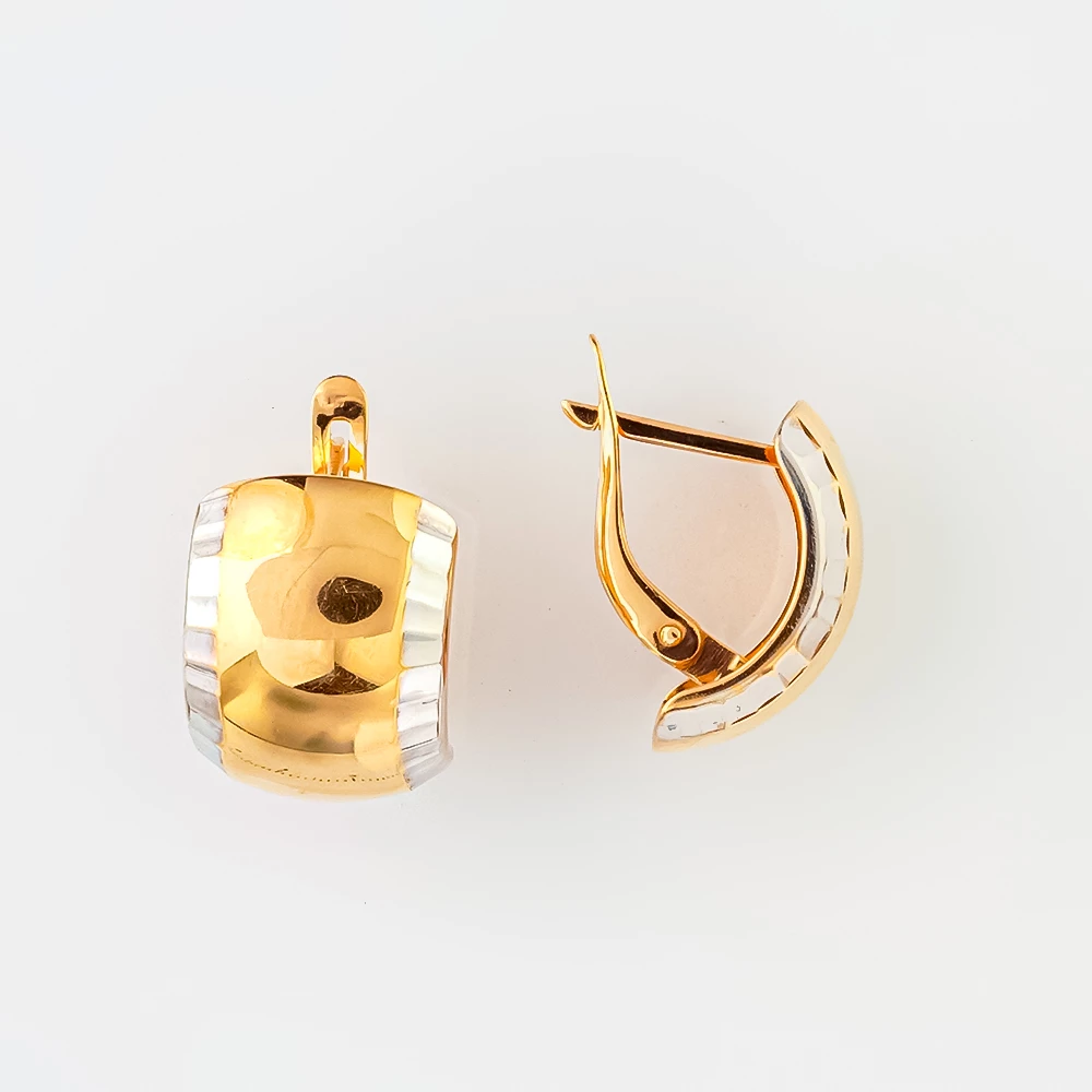 Серьги из красного золота 585 пробы