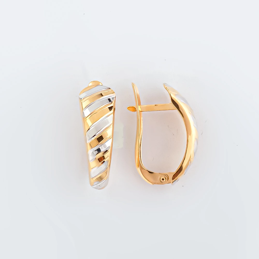 Серьги из красного золота 585 пробы