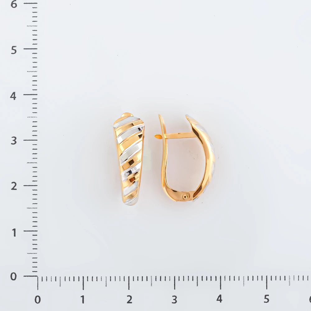 Серьги из красного золота 585 пробы