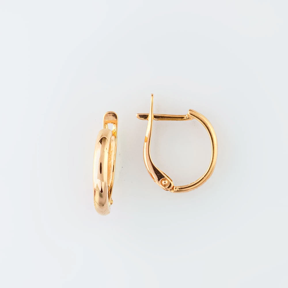 Серьги из красного золота 585 пробы
