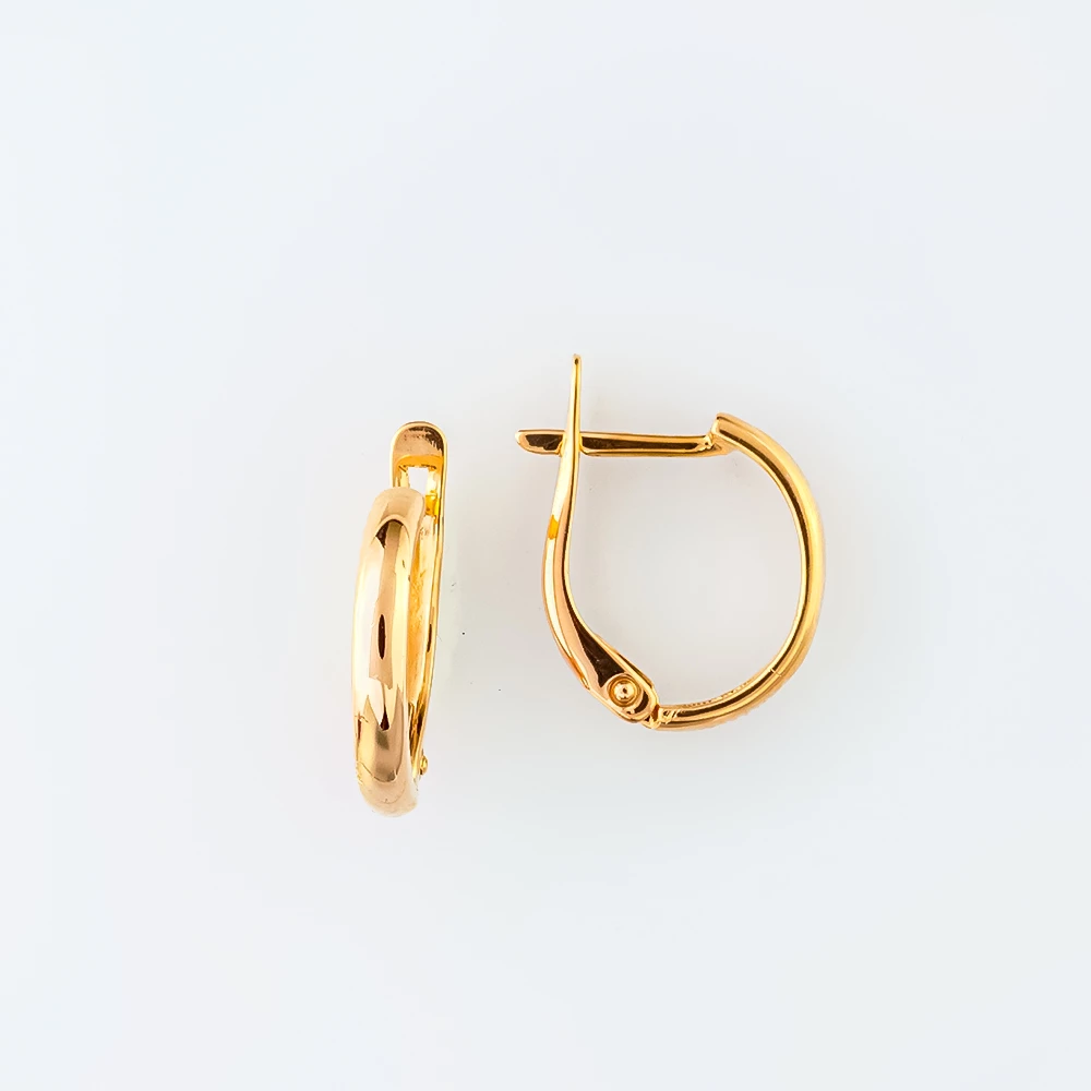 Серьги из красного золота 585 пробы