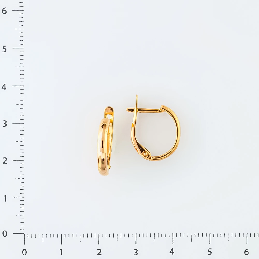 Серьги из красного золота 585 пробы