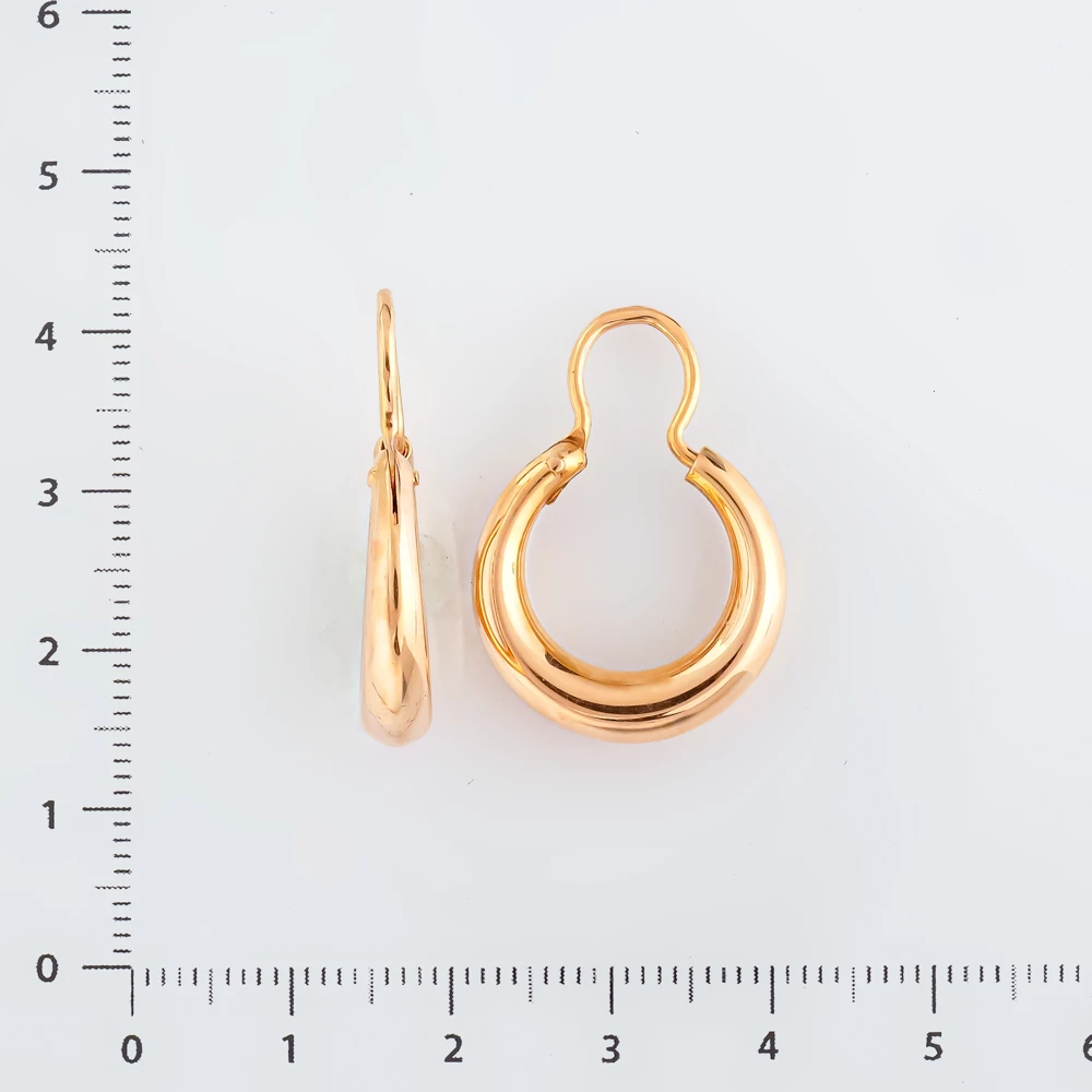 Серьги из красного золота 583 пробы