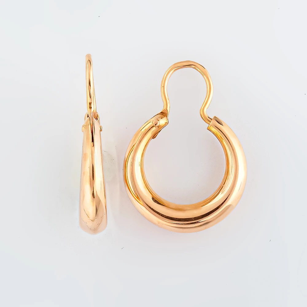 Серьги из красного золота 583 пробы