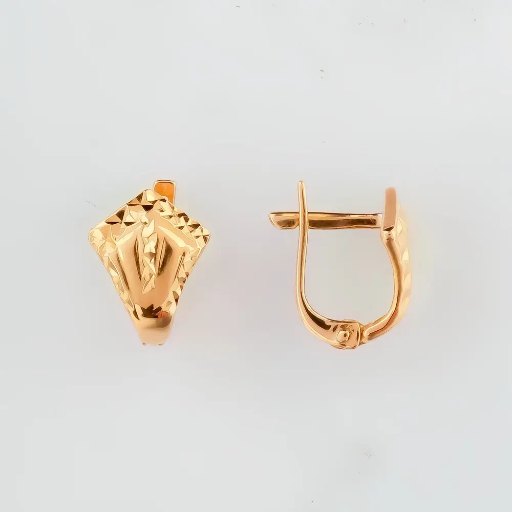 Серьги из красного золота 500 пробы