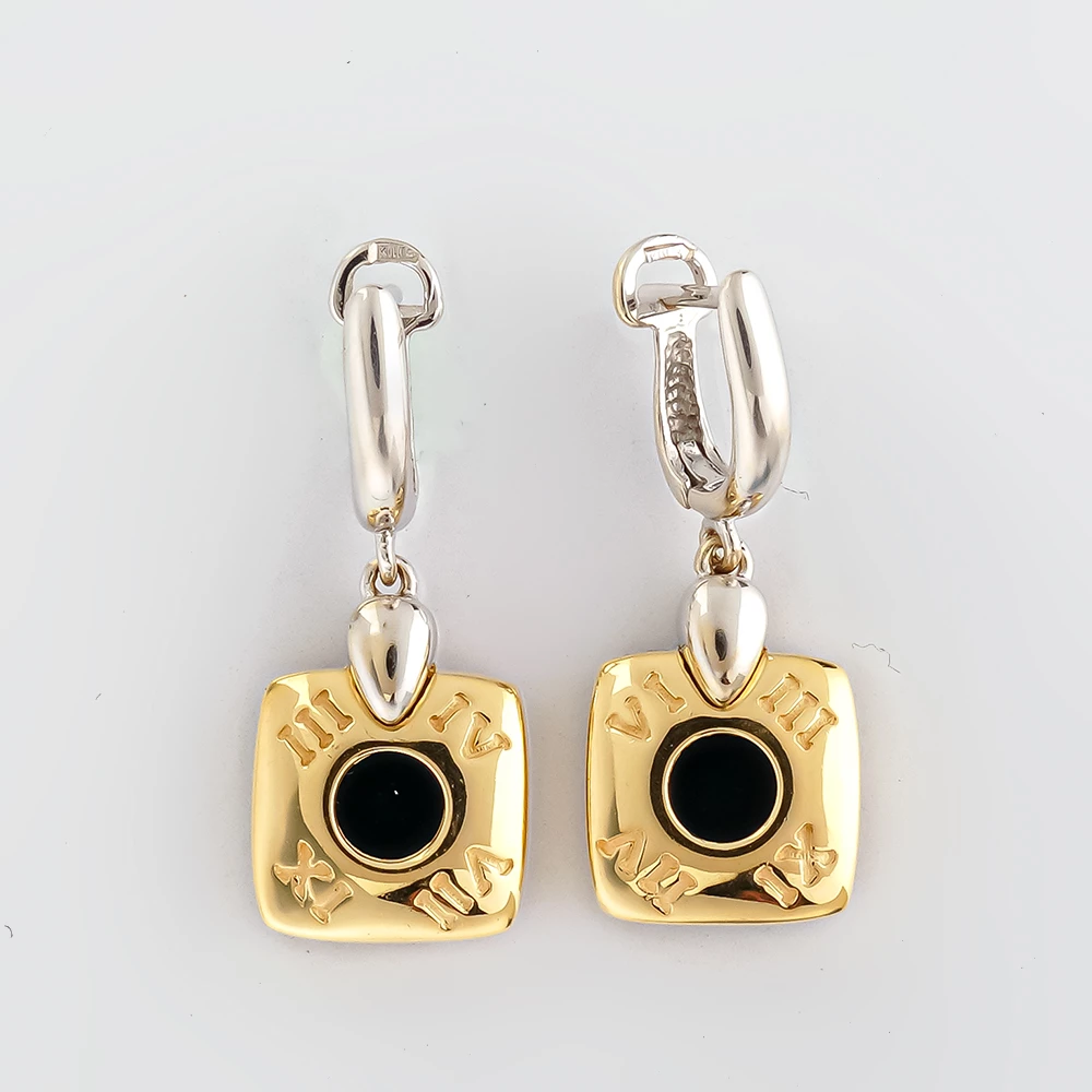 Серьги из белого золота 585 пробы
