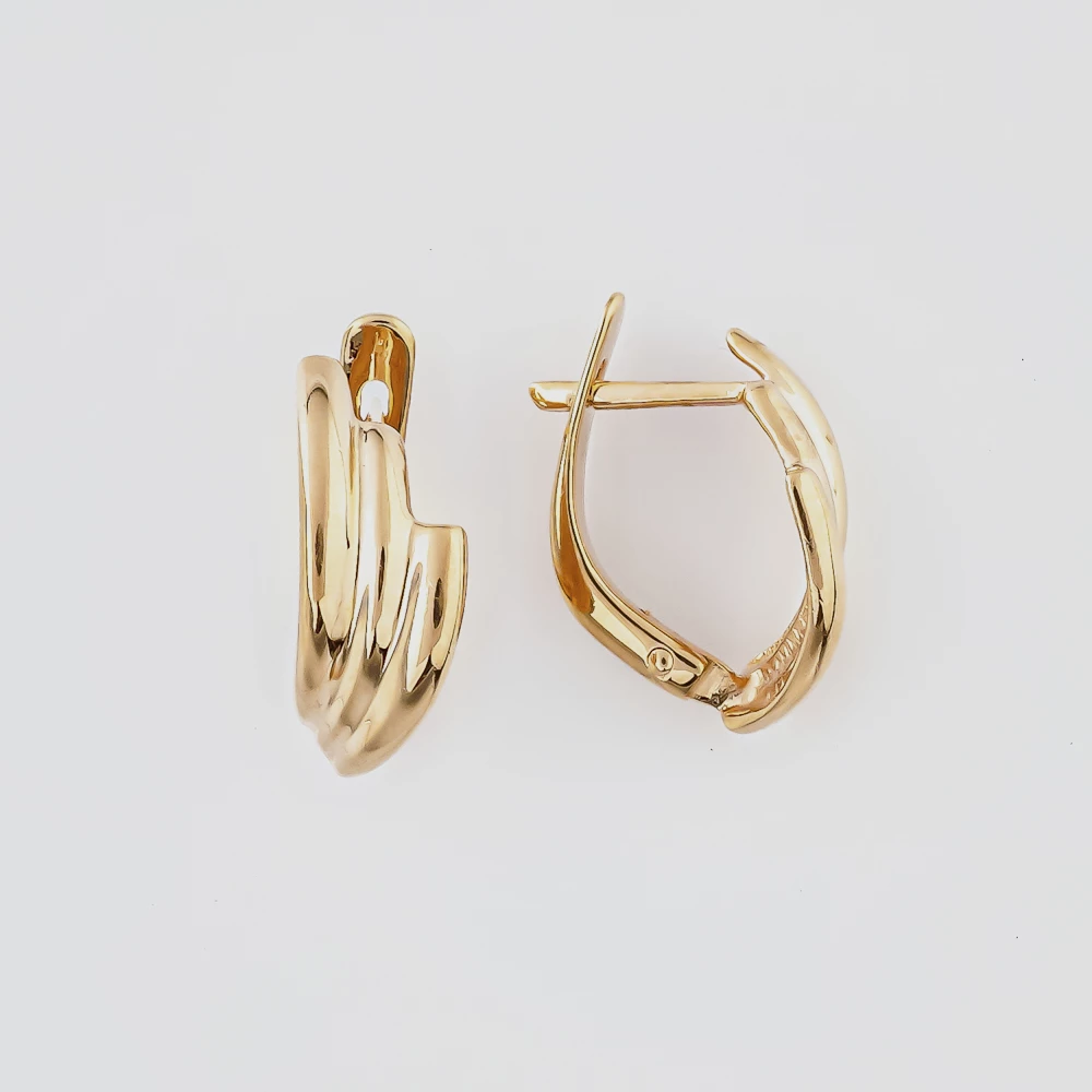 Серьги из красного золота 585 пробы