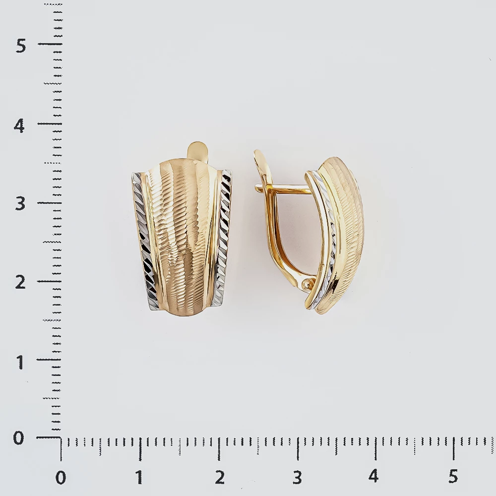 Серьги из красного золота 585 пробы