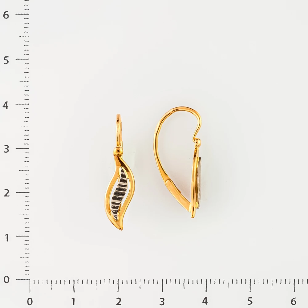Серьги из красного золота 583 пробы