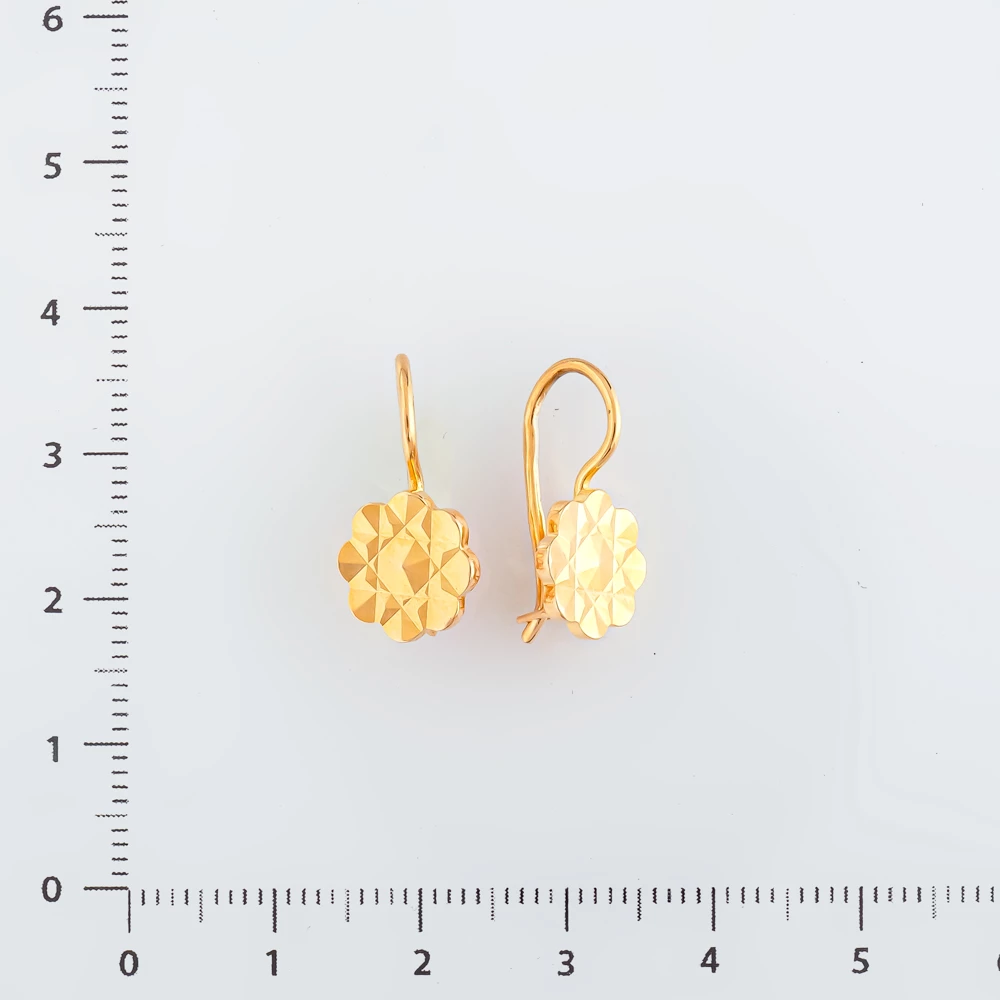 Серьги из красного золота 583 пробы