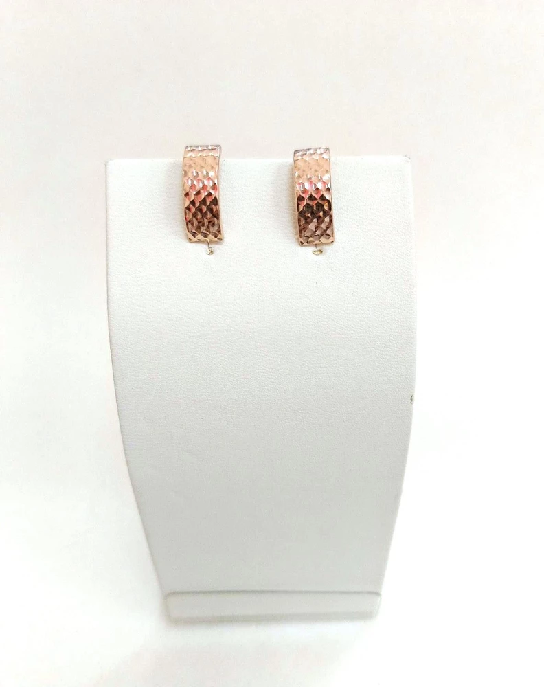 Серьги из красного золота 585 пробы