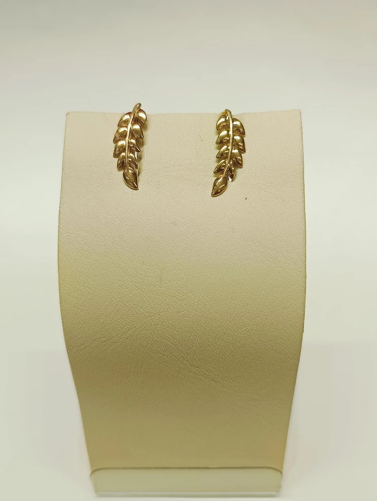 Серьги из красного золота 585 пробы