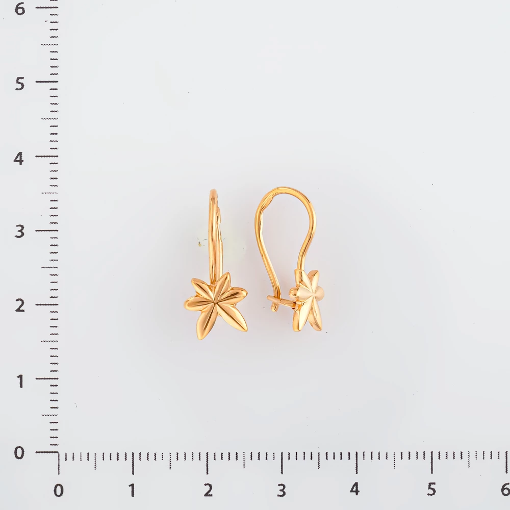 Серьги из красного золота 583 пробы