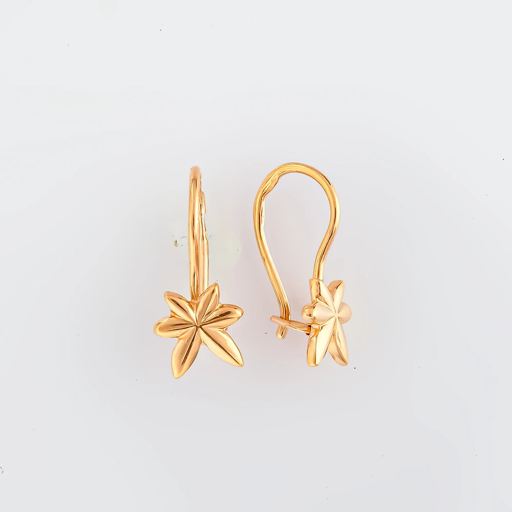 Серьги из красного золота 583 пробы