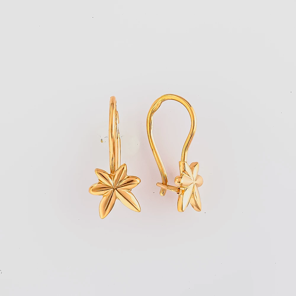 Серьги из красного золота 583 пробы