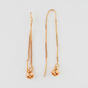Серьги из красного золота 585 пробы