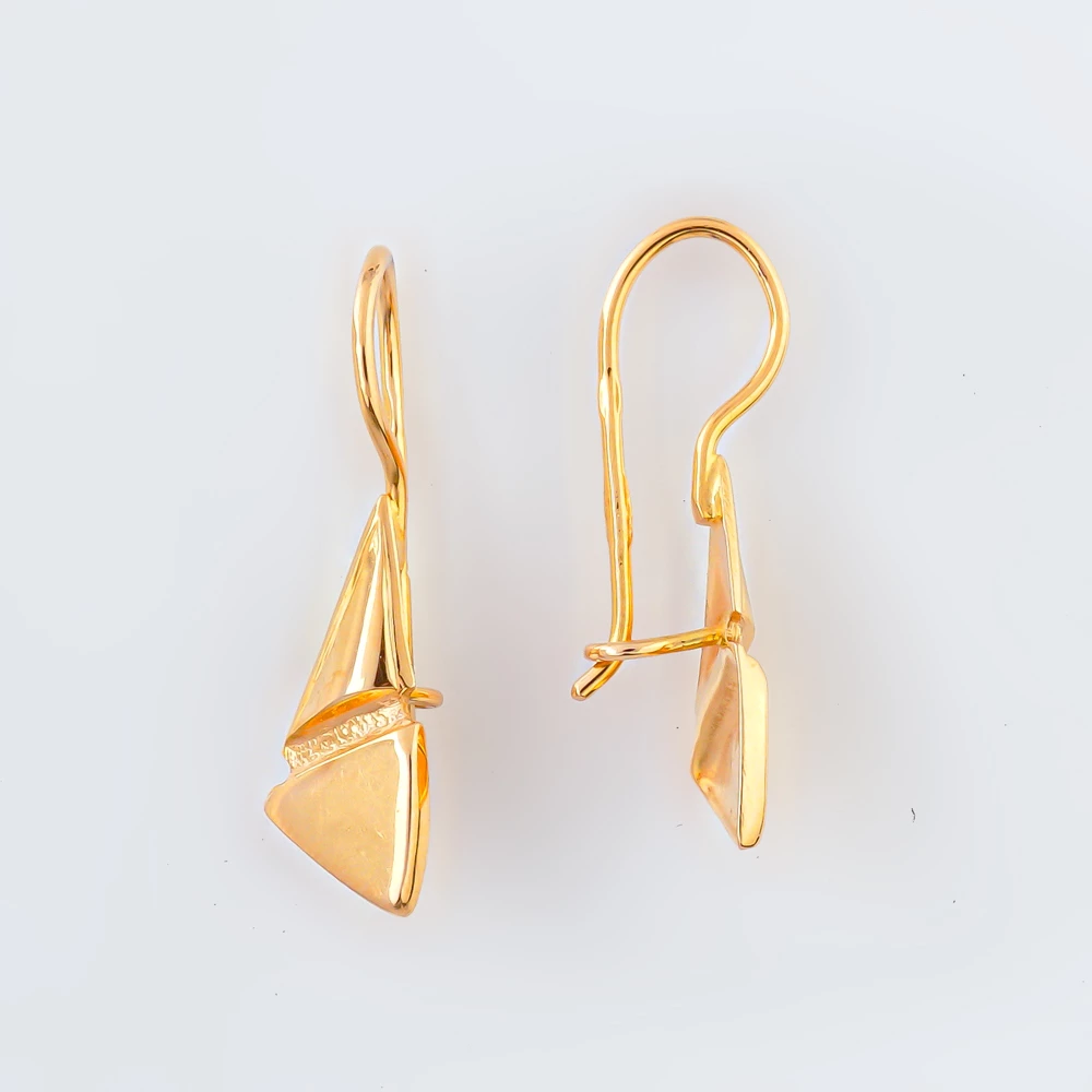 Серьги из красного золота 585 пробы