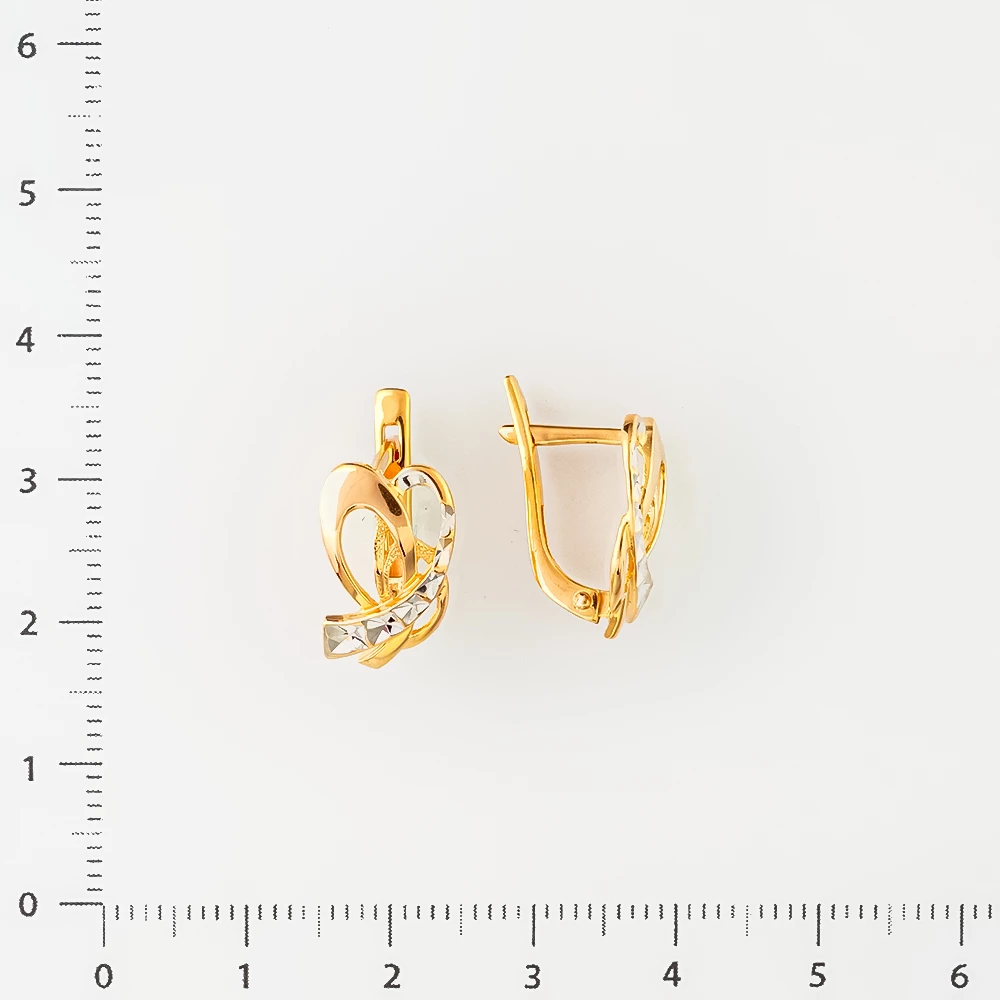 Серьги из красного золота 585 пробы