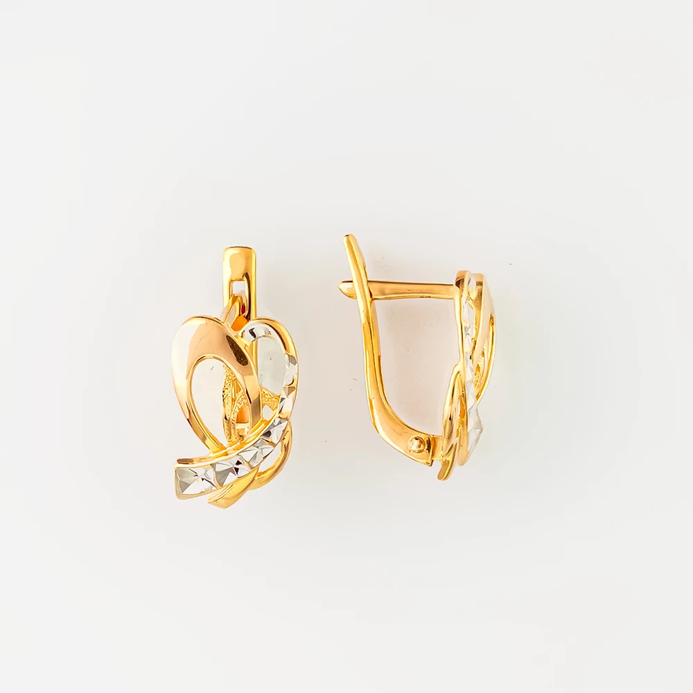 Серьги из красного золота 585 пробы