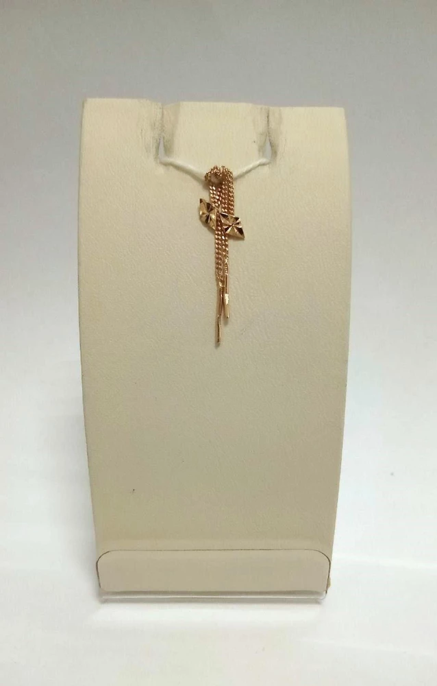 Серьги из красного золота 585 пробы