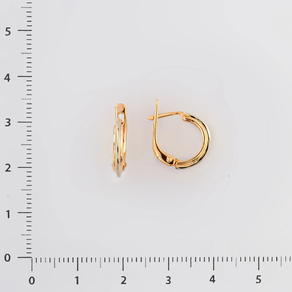 Серьги из красного золота 585 пробы