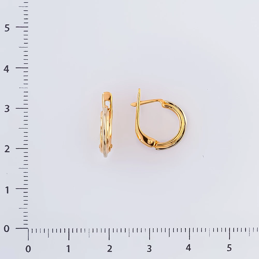 Серьги из красного золота 585 пробы