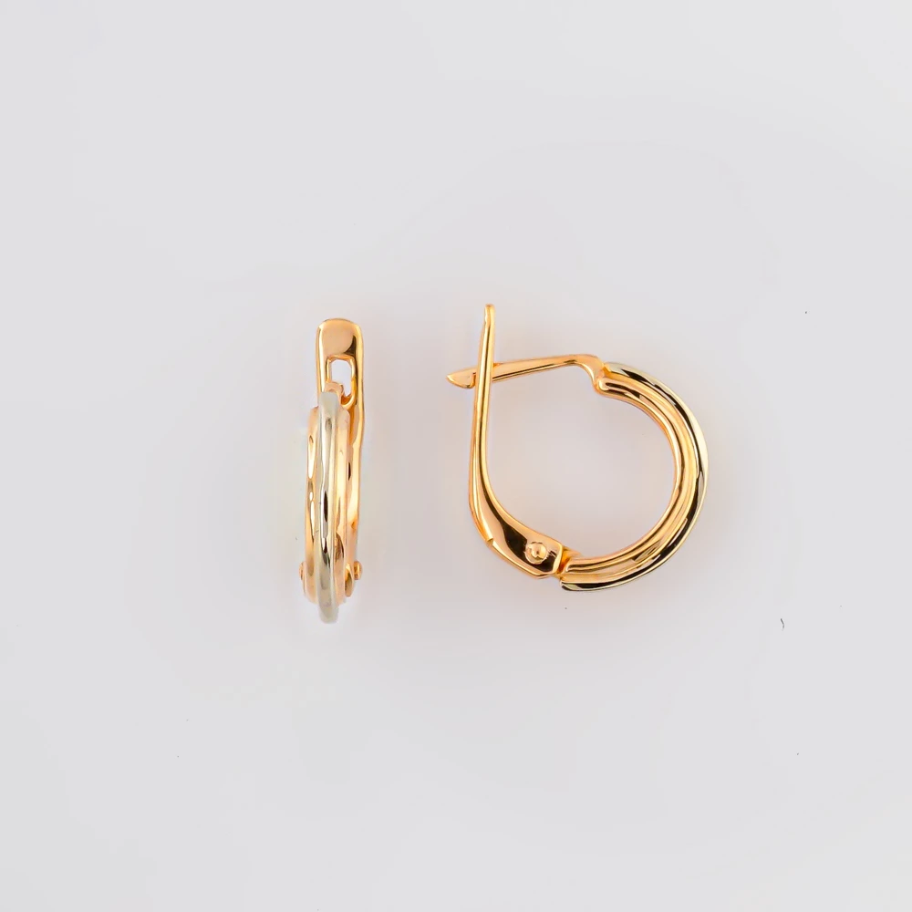 Серьги из красного золота 585 пробы