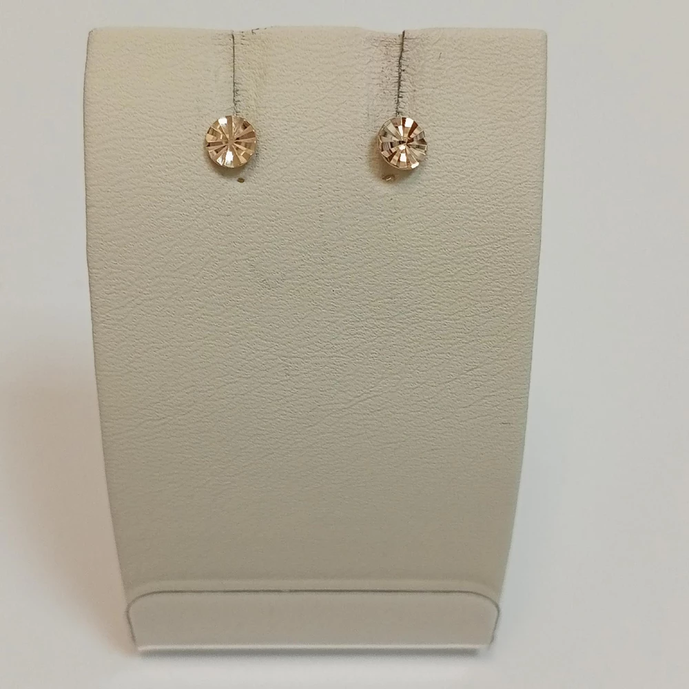 Серьги из красного золота 585 пробы