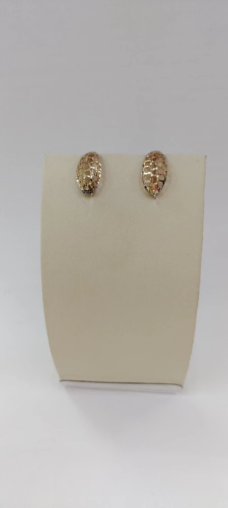 Серьги из красного золота 375 пробы