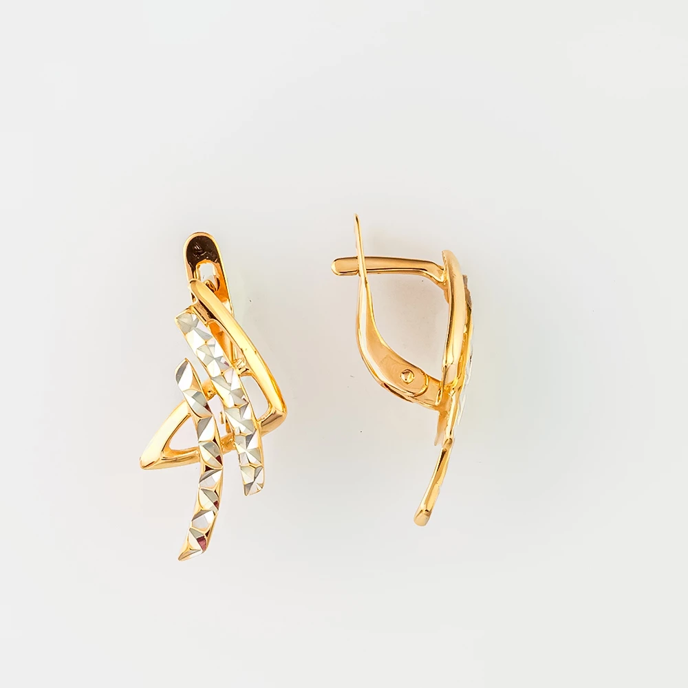 Серьги из красного золота 585 пробы