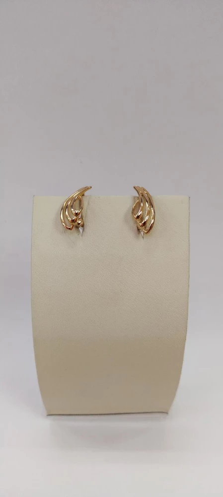 Серьги из красного золота 585 пробы