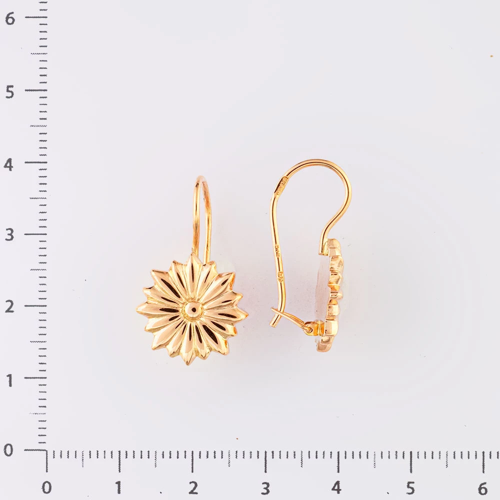 Серьги из красного золота 583 пробы