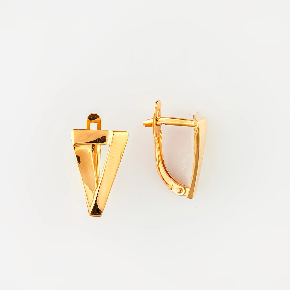 Серьги из красного золота 585 пробы