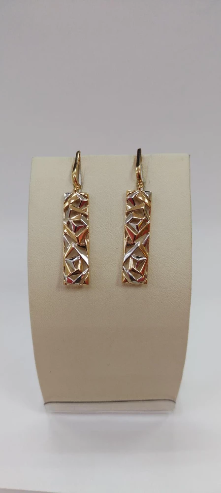 Серьги из красного золота 585 пробы