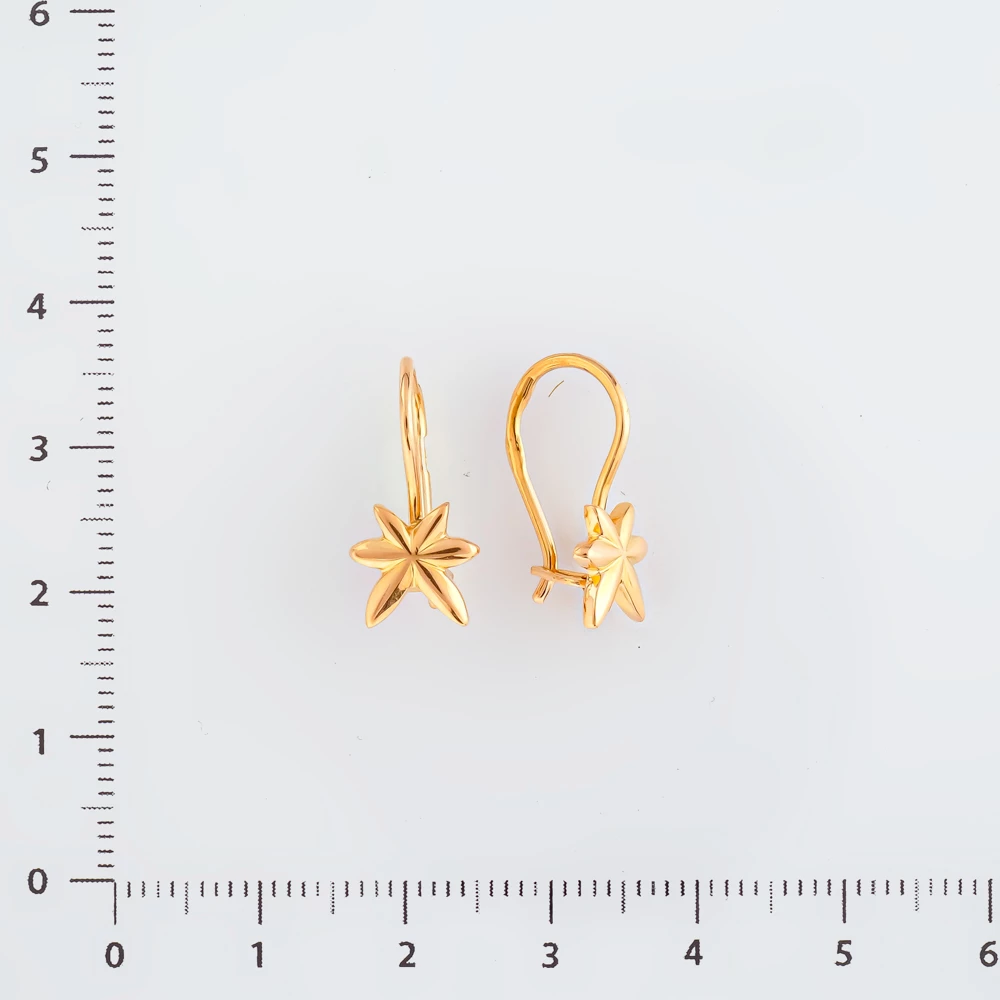 Серьги из красного золота 583 пробы