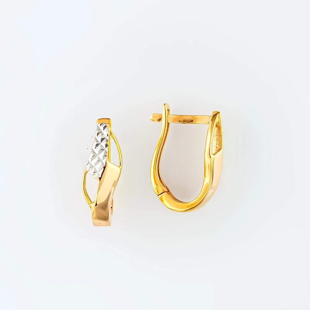 Серьги из красного золота 585 пробы