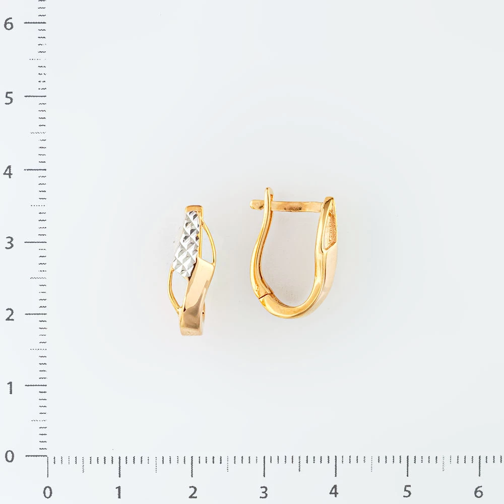 Серьги из красного золота 585 пробы
