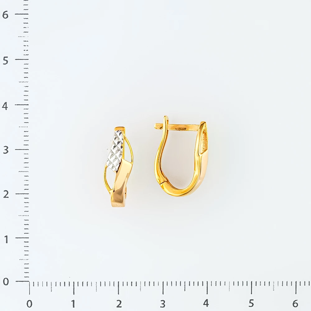 Серьги из красного золота 585 пробы