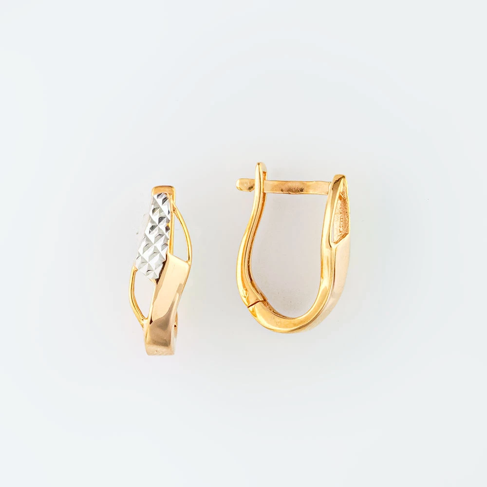 Серьги из красного золота 585 пробы