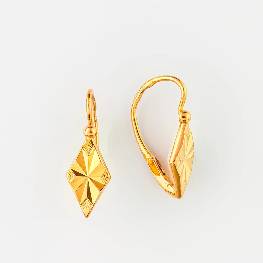 Серьги из красного золота 583 пробы