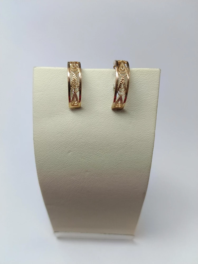 Серьги из красного золота 585 пробы
