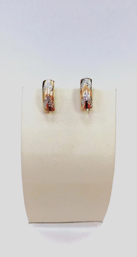 Серьги из красного золота 585 пробы