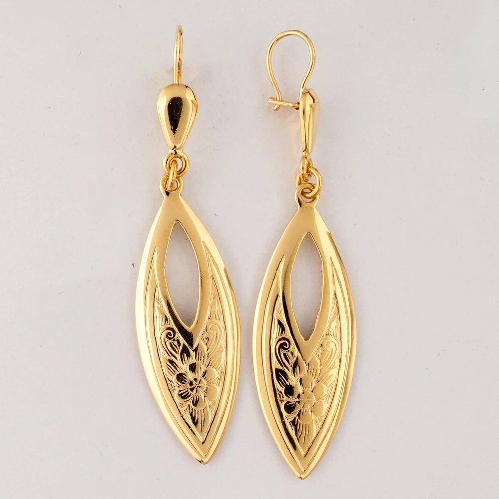 Серьги из красного золота 585 пробы