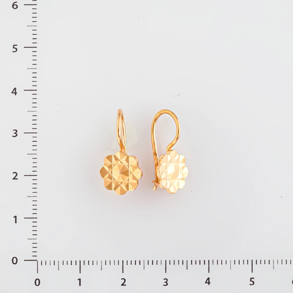 Серьги из красного золота 583 пробы