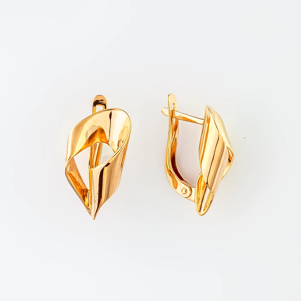 Серьги из красного золота 375 пробы