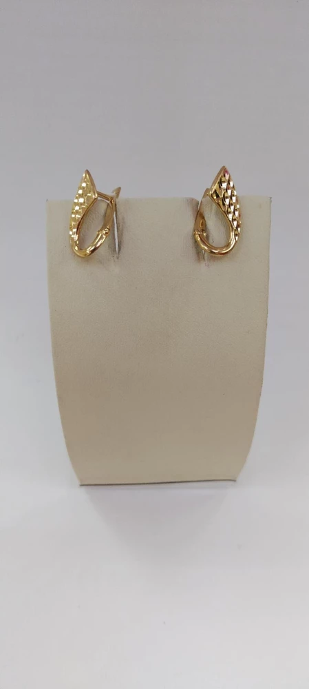 Серьги из красного золота 585 пробы