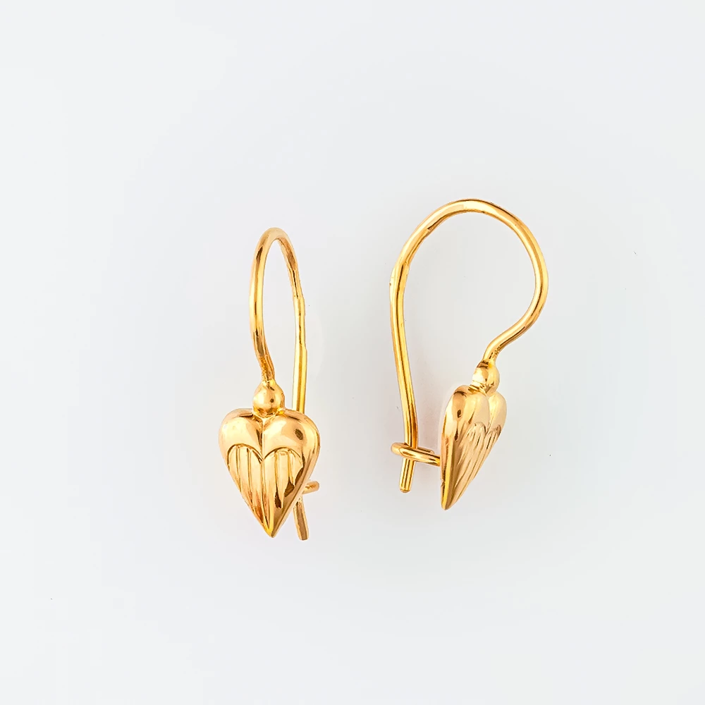 Серьги из красного золота 583 пробы