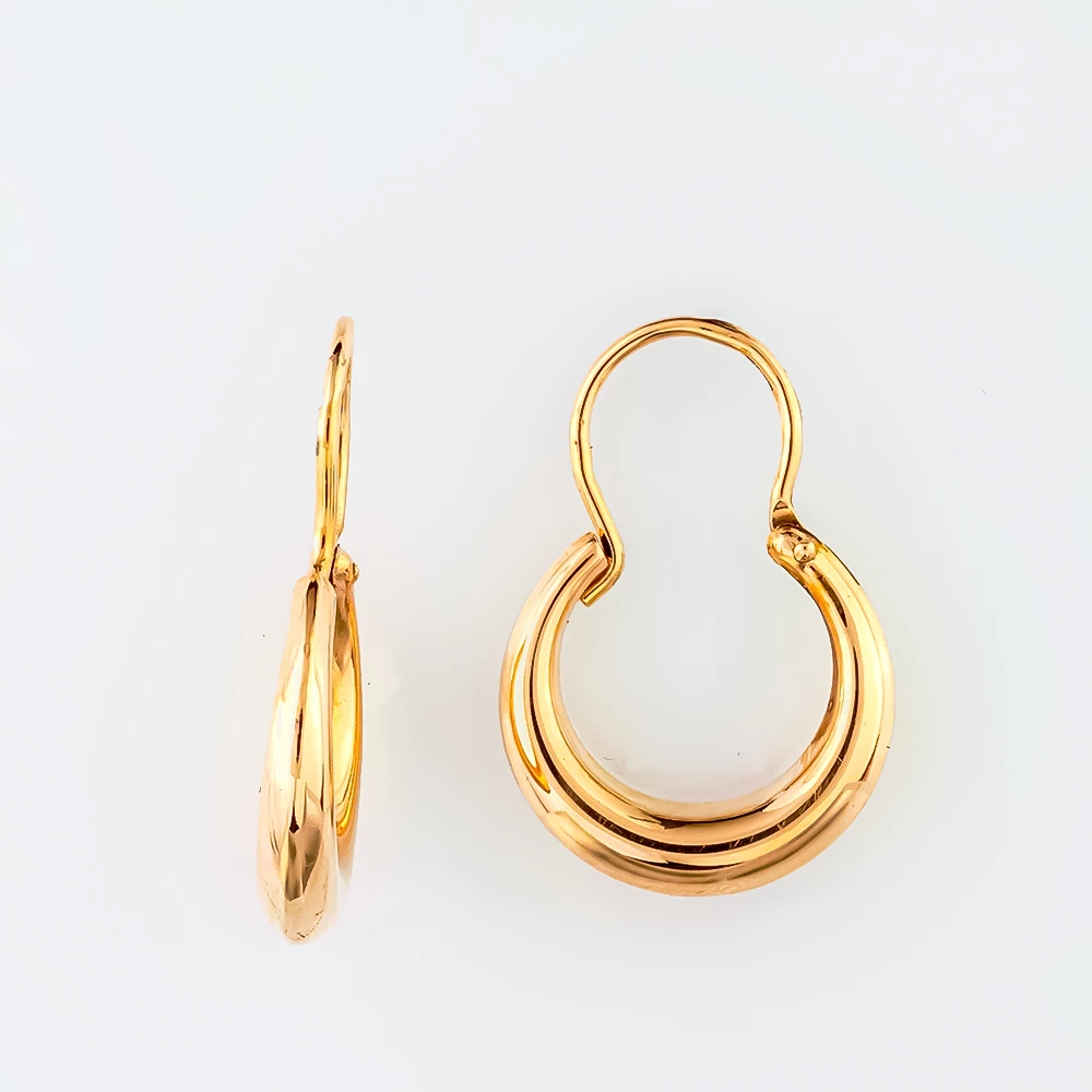 Серьги из красного золота 583 пробы