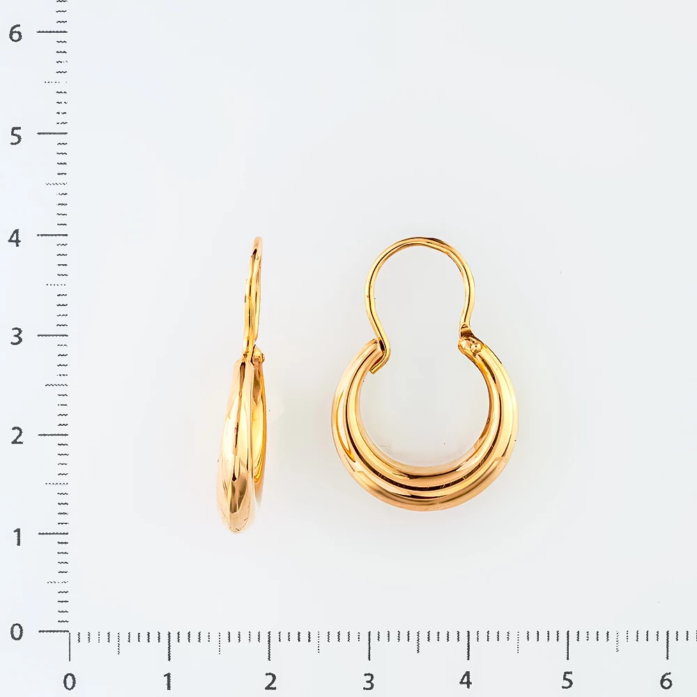 Серьги из красного золота 583 пробы