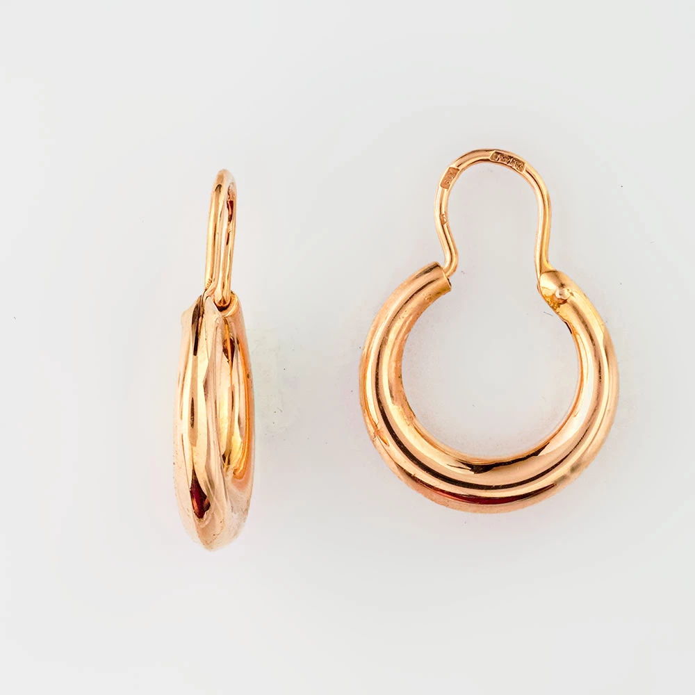 Серьги из красного золота 583 пробы